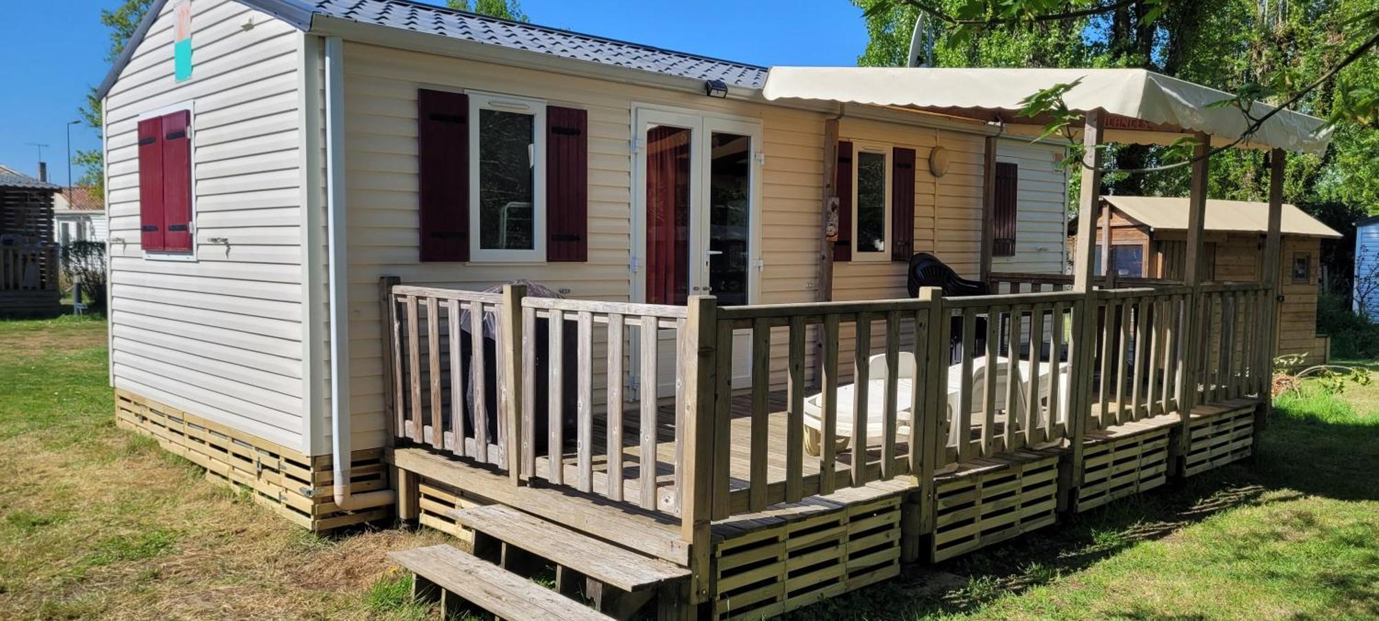 Mobil-Home Le Petit Paradis Vendeen Camping 3 Etoiles 7Km Des Plages Avrillé Extérieur photo